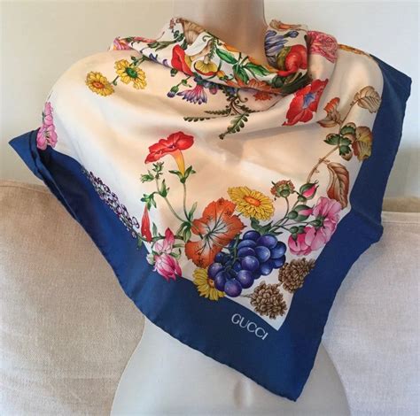 gucci flora scarf|gucci floral scarf vintage.